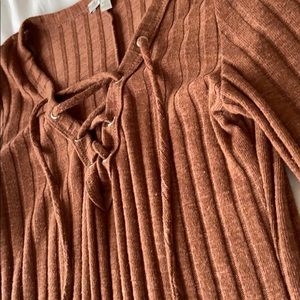 Bodycon Burnt Orange Dress SIZE S CHARLOTTE RUSSE